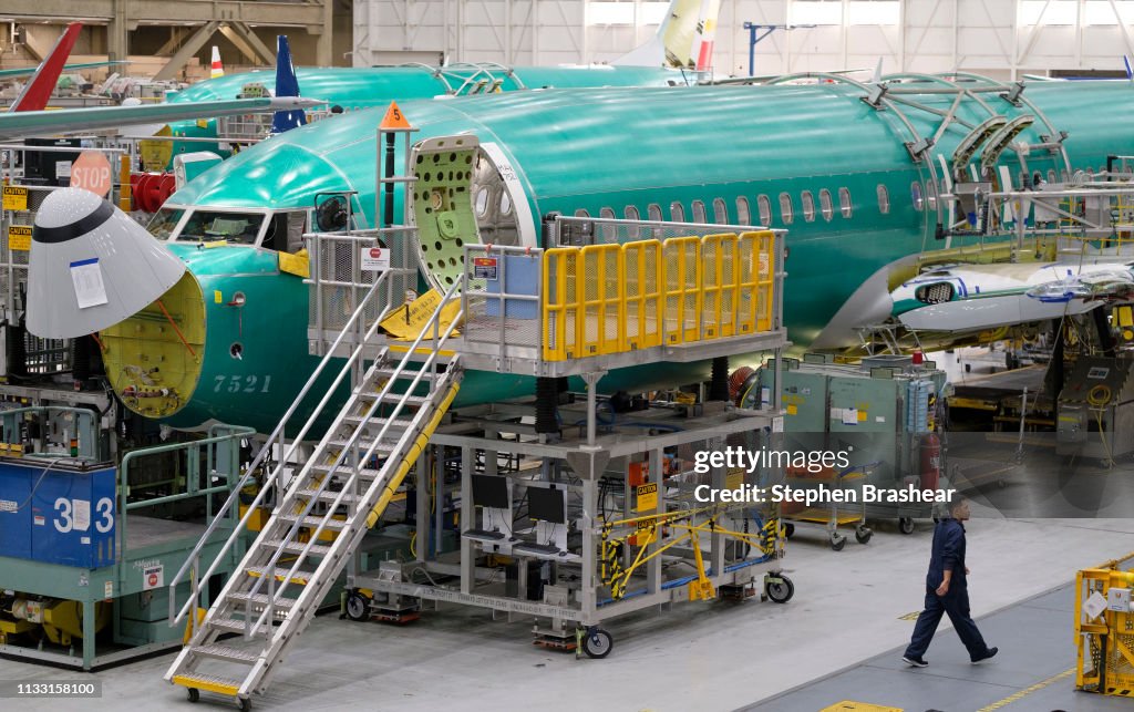Boeing Holds A Press Conference Addressing The 737 MAX Software And Training Update