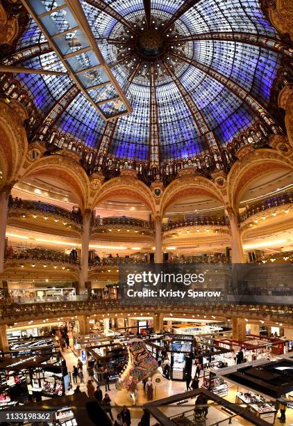 General atmosphere during Tommy Hilfiger TOMMYNOW Spring 2019 : TommyXZendaya at The Galeries Lafayette on March 02, 2019 in Paris, France.