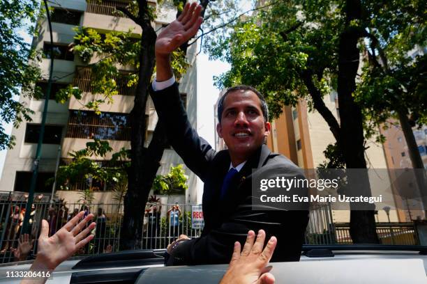 Venezuelan opposition leader Juan Guaidó, recognized by many members of the international community as the country's rightful interim ruler during...