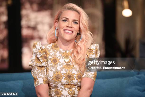 Episode 1074 -- Pictured: Host Busy Philipps on the set of Busy Tonight --