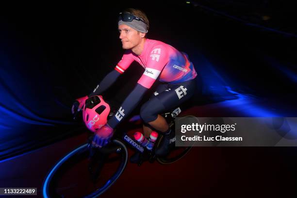 Start / Matti Breschel of Denmark and Team EF Education First / Team Presentation / Kuipke Track Velodrome / during the 74th Omloop Het Nieuwsblad...