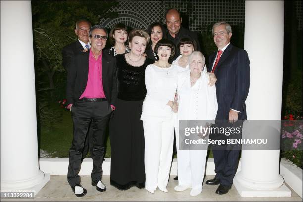 Mireille Mathieu Celebrates Her 61Th Birthday With Nadezda Kushenkova, Her Family And Friends In Paris, France On July 23, 2007 - Guy Monier, makeup...