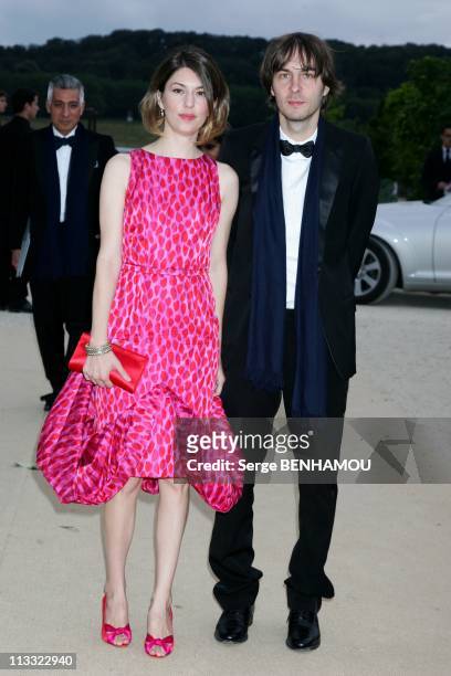 Celebrities At Dior Haute-Couture Fall-Winter 2007-2008 Fashion Show At Orangerie In Versailles, France On July 02, 2007 - Sofia Coppola and Thomas...