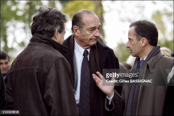 Displacement Of The President Of Republic Jacques Chirac To The Formation Center Of Veolia Environnement - On November 24Th, 2005 - In Jouy Le...