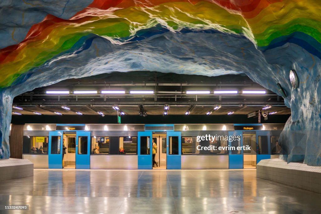 Estación de metro Stadion, Estocolmo