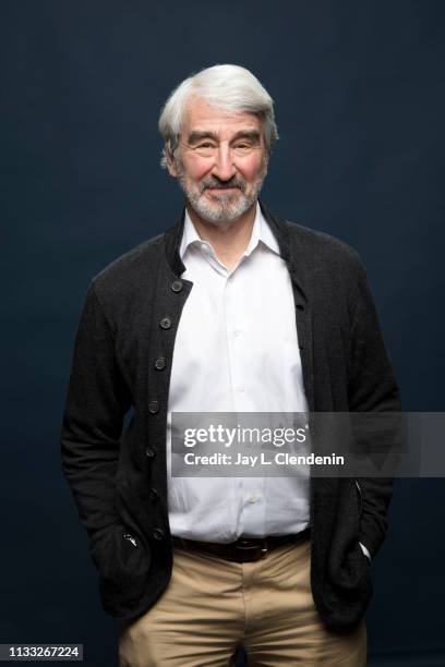 Actor Sam Waterston from 'Grace and Frankie' is photographed for Los Angeles Times on March 16, 2019 during PaleyFest, at the Dolby Theatre in...