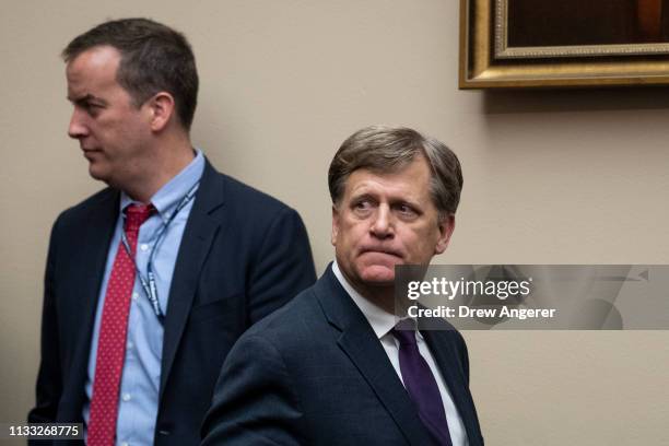 Michael McFaul , former U.S. Ambassador to Russia, arrives for a House Select Committee on Intelligence hearing concerning 2016 Russian interference...