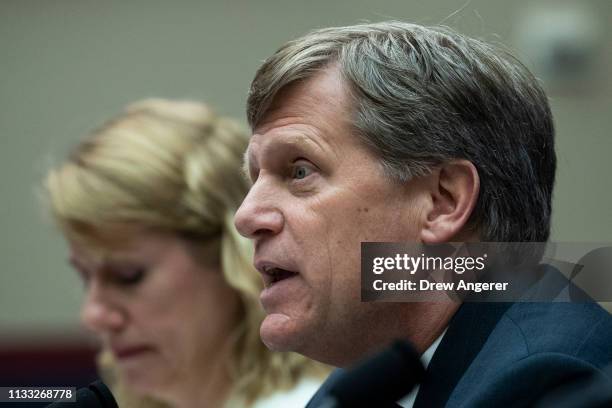 Michael McFaul, former U.S. Ambassador to Russia, testifies during a House Select Committee on Intelligence hearing concerning 2016 Russian...