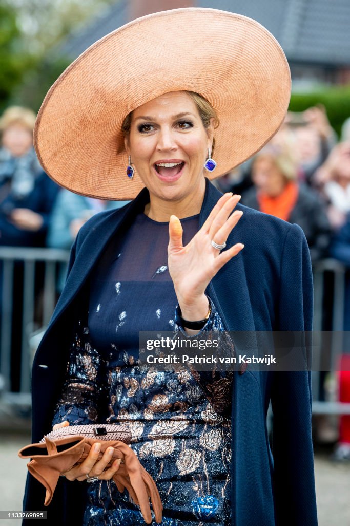 Queen Maxima Of The Netherlands Celebrates The 300th Anniversary Of Bavaria Brevery In Lieshout