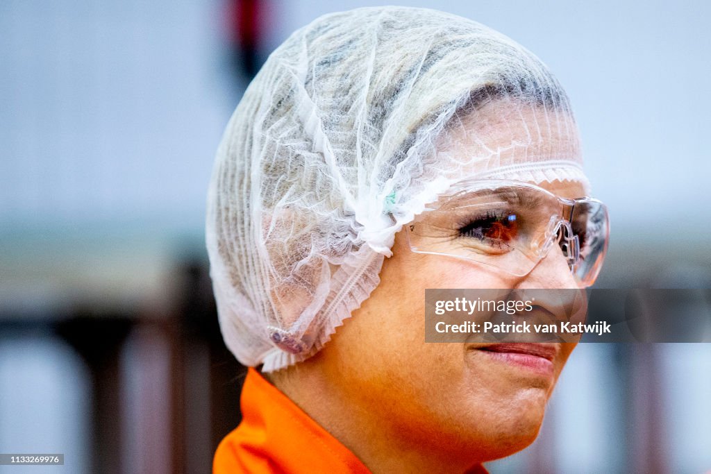 Queen Maxima Of The Netherlands Celebrates The 300th Anniversary Of Bavaria Brevery In Lieshout