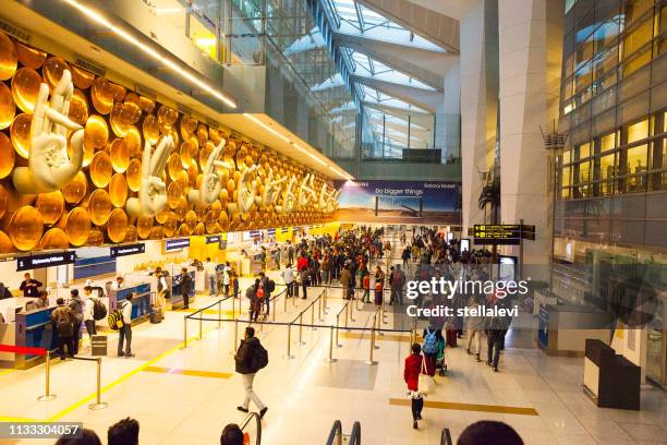 印度新德里英迪拉·甘地國際機場 - delhi airport 個照片及圖片檔