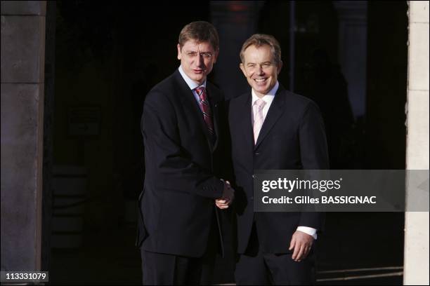 Informal Meeting Of European Union Heads Of State/Government - On October 27Th, 2005 - In Hampton Court, United Kingdom - Here, Ferenc Gyurcsany,...