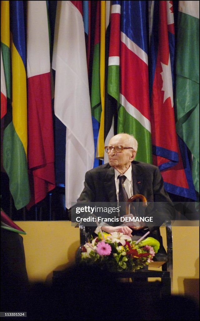 Unesco'S 60Th Anniversary. On November 16Th, 2005. In Paris, France