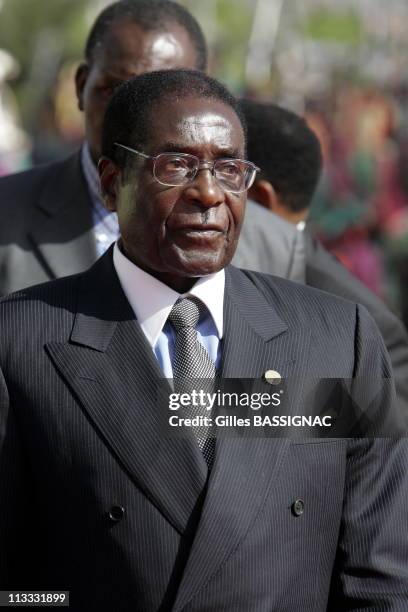 Opening Of The 23Rd African-French Summit - On December 3Rd, 2005 - In Bamako, Mali - Here, Robert Mugabe, President Of Zimbabwe