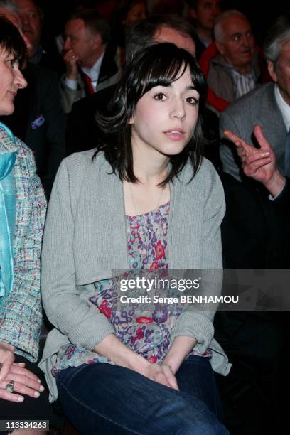 Mass For The 10Th Anniversary Of Yves Mourousi'S Death At The Foire Du Trone In Paris, France On April 07, 2008 - Sophie Mourousi.