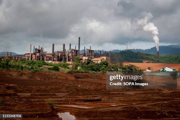 General view of the PT Vale Indonesia nickel plant. Nickel mining by the PT Vale Indonesia, a nickel plant in Soroako, South Sulawesi, Indonesia. A...