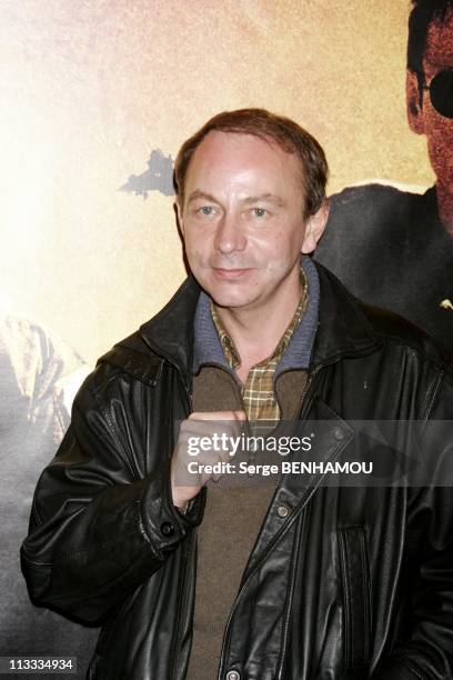 Les Chevaliers Du Ciel Premiere In Paris - On November 7Th, 2005 - In Paris, France - Here, Michel Houellebecq