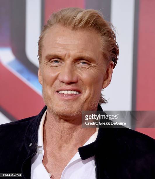 Dolph Lundgren attends Warner Bros. Pictures And New Line Cinema's World Premiere Of "SHAZAM!" at TCL Chinese Theatre on March 28, 2019 in Hollywood,...