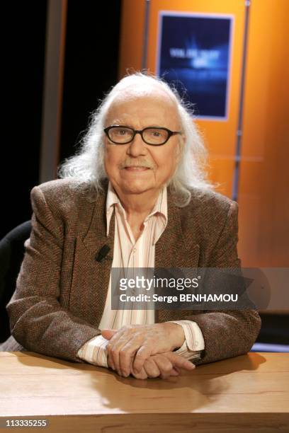 Vol De Nuit Tv Show - On October 31St, 2005 - In Paris, France - Here, Alain Rey