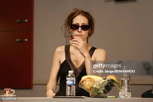 Curtain Call Of 'Les Vacances De Josepha' With Daniele Evenou And Her Son Jean-Baptiste Martin At The Rive Gauche Theater In Paris, France On May 09,...