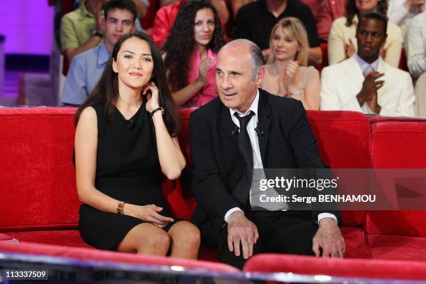 'Vivement Dimanche' Tv Show In Paris, France On May 21, 2008 - Guy Marchand and his wife Adelina.