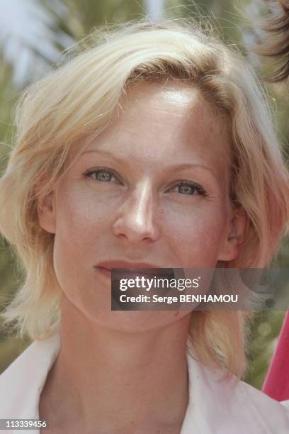 Plus Belle La Vie Photocall At Djerba Tv Festival - On April 29Th, 2006 - In Island Of Djerba, Tunisia - Here, Rebecca Hampton