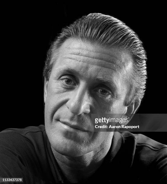 Los Angeles Lakers coach Pat Riley poses for a portrait in December 1983 in Los Angeles, California.
