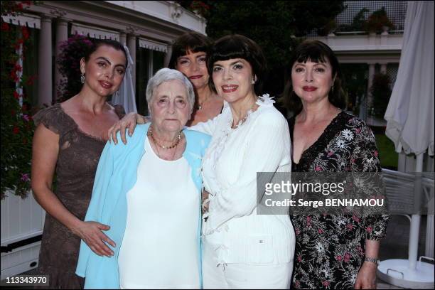 Exclusive - 60Th Birthday Of Mireille Mathieu At The Hotel Bristol In Paris - On July 22Nd, 2006 - In Paris, France - Here, Mireille Mathieu With Her...