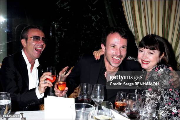 Exclusive - 60Th Birthday Of Mireille Mathieu At The Hotel Bristol In Paris - On July 22Nd, 2006 - In Paris, France - Here, Olivier Echaudemaison...