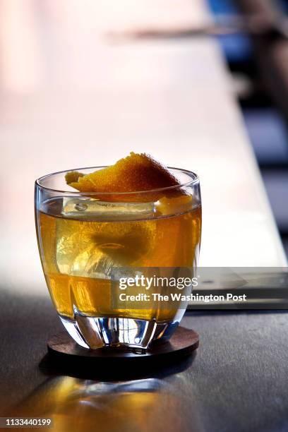 Stone Cutter cocktail at Zeppelin in Washington, DC on March 23, 2019. .