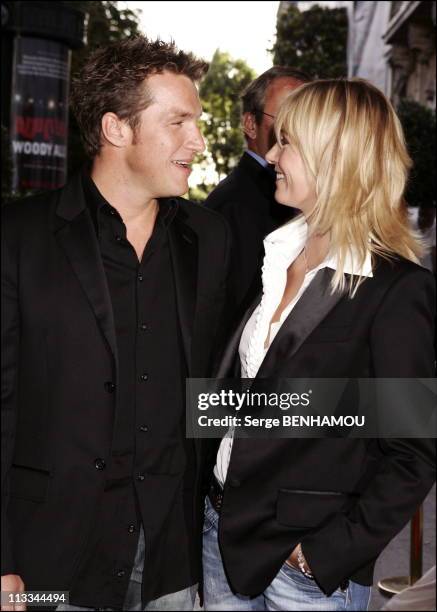 Tf1 Press Conference At The Theatre Des Champs-Elysees In Paris - On September 5Th, 2006 - In Paris, France - Here, Benjamin Castaldi And Flavie...