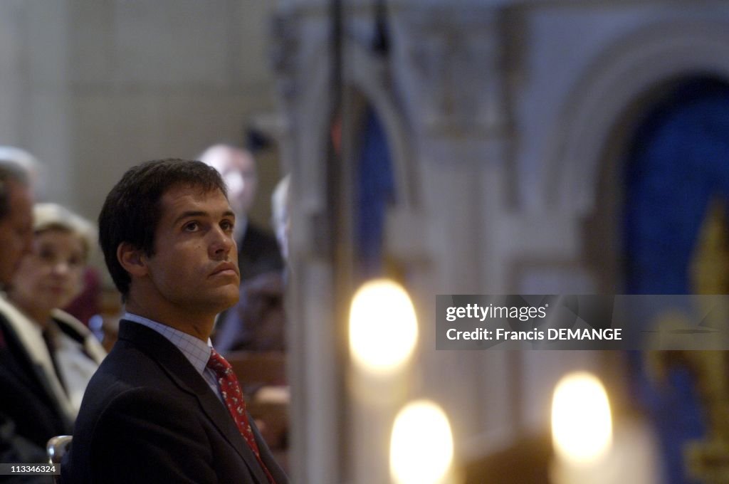 Monsignor The Prince Louis De Bourbon, Duke Of Anjou In Visit In Lorraine. On September 26Th, 2006. In Domremy La Pucelle, France.