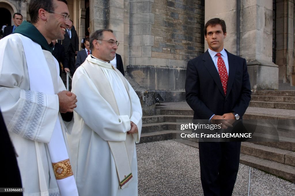 Monsignor The Prince Louis De Bourbon, Duke Of Anjou In Visit In Lorraine. On September 26Th, 2006. In Domremy La Pucelle, France.