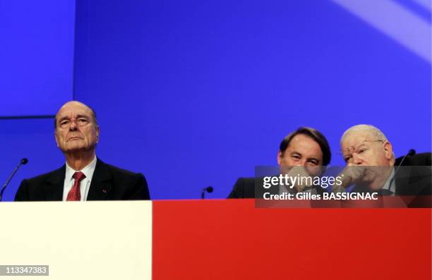 France'S President Jacques Chirac Delivers A Speech At France'S Mayors Congress In Paris, France On November 21, 2006 - French President Jacques...