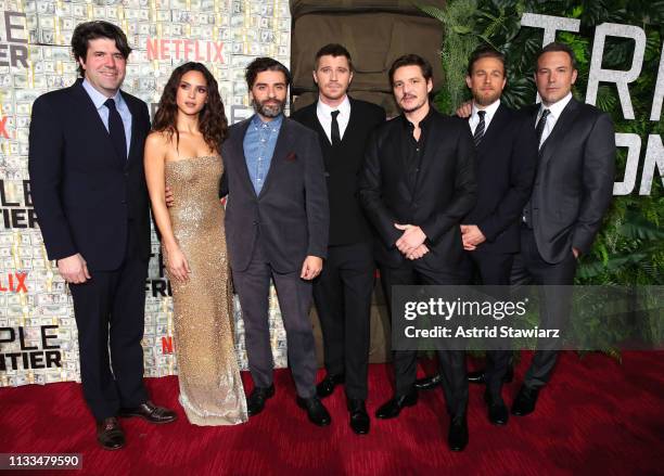 Director, Co-writer J. C. Chandor, Cast member Adria Arjona, Cast member Oscar Isaac , Cast member Garrett Hedlund, Cast member Pedro Pascal, Cast...