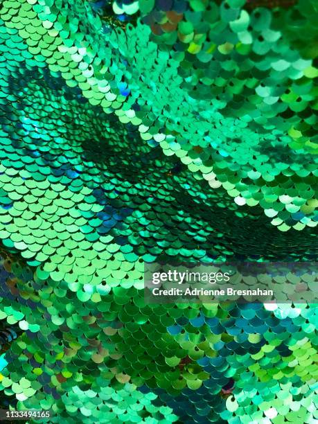 kelly green sequins full frame - sequin stock pictures, royalty-free photos & images