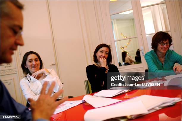 Exclusive - A Week At The French Socialist Presidential Candidate Segolene Royal'S Campaign Headquarter In Paris, France On February 08, 2007 -...