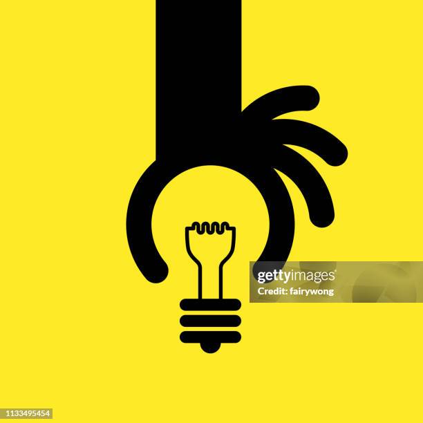 idea - deformed hand stock illustrations