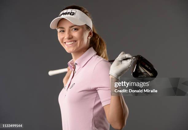 Klara Spilkova of Czech Republic poses for a portrait at the Park Hyatt Aviara Resort on March 27, 2019 in Carlsbad, California.