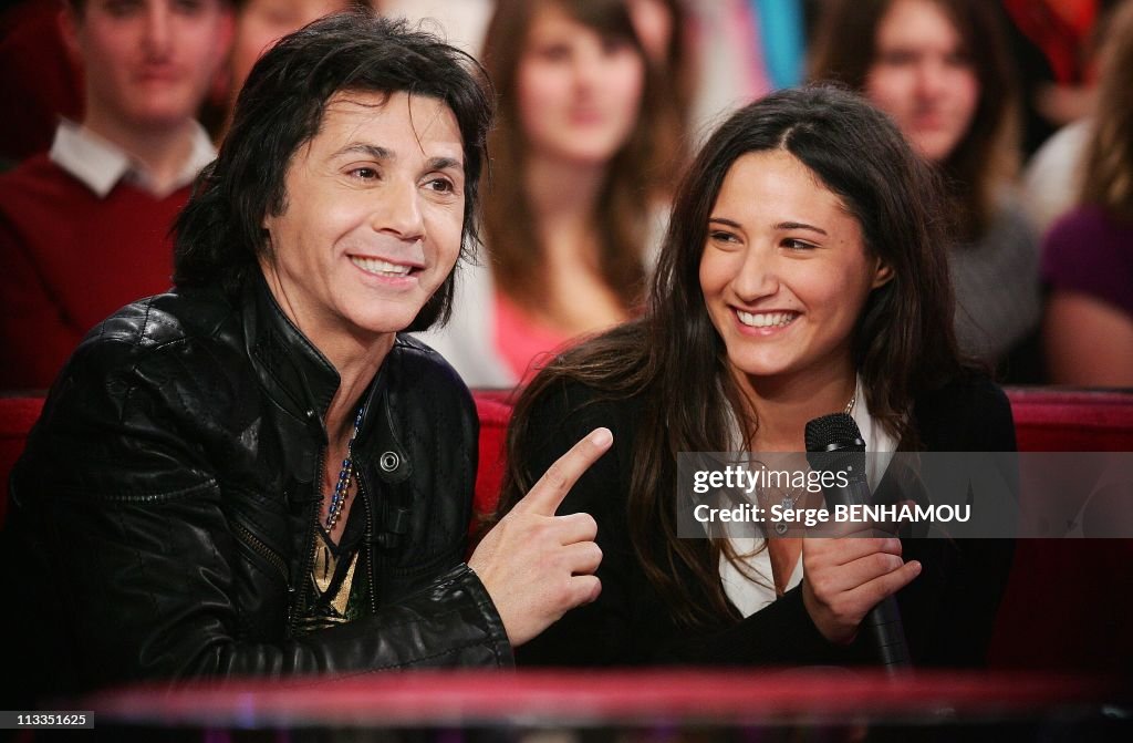 'Vivement Dimanche' TV Show in Paris, France On December 17, 2008.