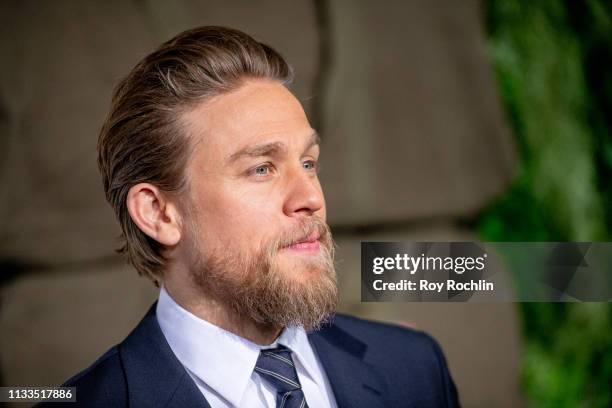 Charlie Hunnam attends the "Triple Frontier" World Premiere at Jazz at Lincoln Center on March 03, 2019 in New York City.