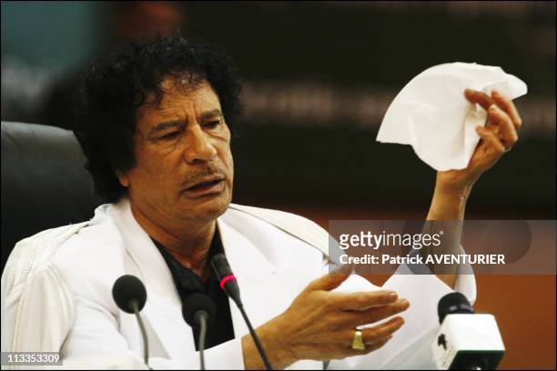The Sixth World Symposium On The Thought Of Mouamar Kadhafi In Sheba, Libya On March 03, 2007 - End of The sixth world symposium on the thought of...