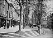 Antique black and white photograph of England and Wales: The Pantiles, Turnbridge wells