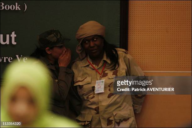 Women'S Guards Of Mouamar Kadhafi In Sheba, Libya On March 03, 2007 -
