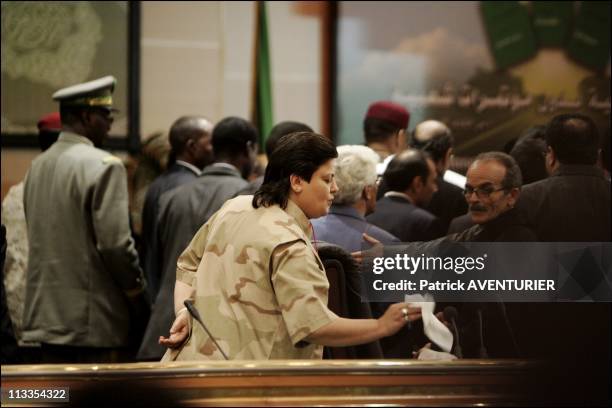 Women'S Guards Of Mouamar Kadhafi In Sheba, Libya On March 03, 2007 -