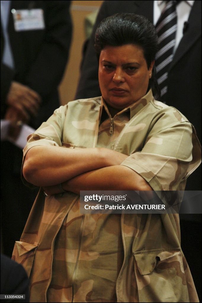 Women's Guards of Mouamar Kadhafi in Sheba, Libya on March 03, 2007.