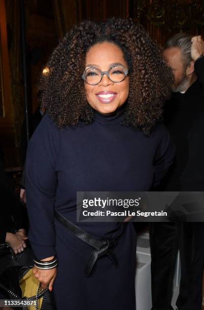Oprah Winfrey attends the Stella McCartney show as part of the Paris Fashion Week Womenswear Fall/Winter 2019/2020 on March 04, 2019 in Paris, France.