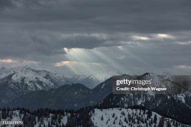 bayern - walchensee winter - lebensziel 個照片及圖片檔