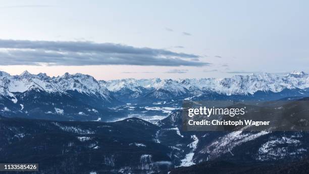 bayern - walchensee winter - lebensziel 個照片及圖片檔