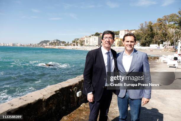 President of Ciudadanos party, Albert Rivera , and Andalusian Vice President, Juan Marin , present new measures for the regeneration of Andalusia and...